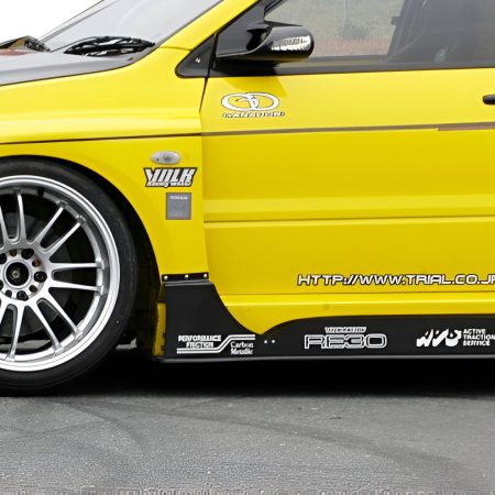 Varis Carbon Time Attack Underboard Airflow Guards for CT9A Mitsubishi Lancer Evolution VIII [VAMI-083]