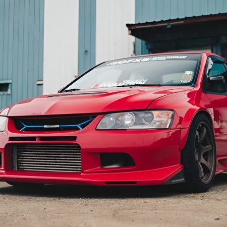 Voltex Urethane Front Half-Spoiler for CT9x Mitsubishi Lancer Evolution IX [EH-1]