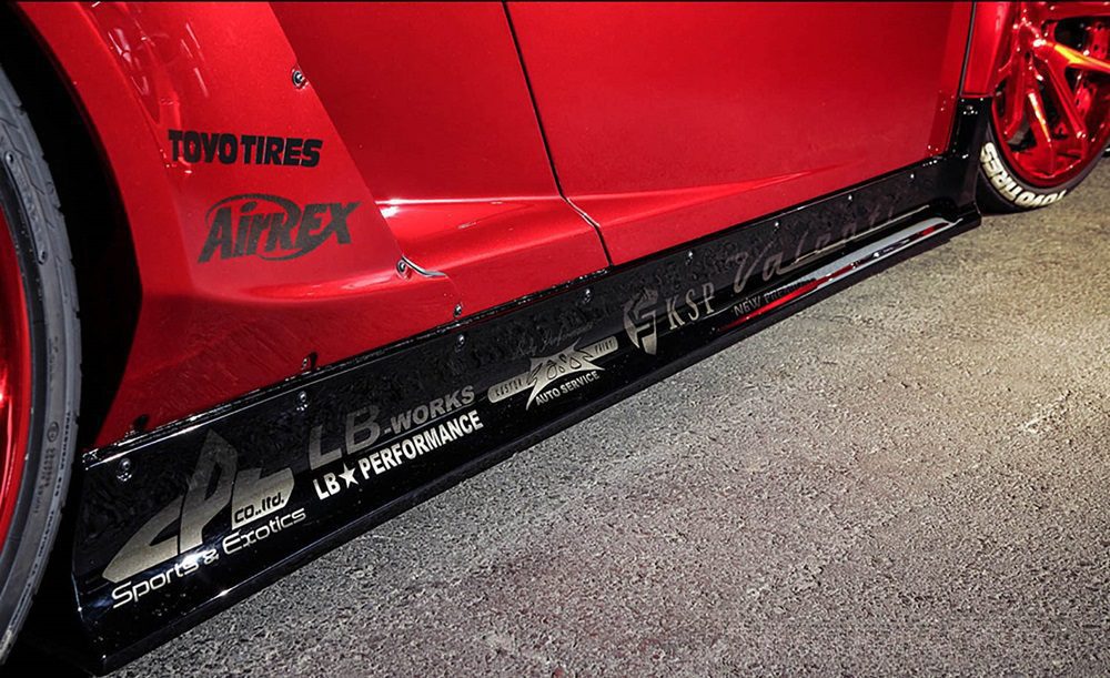 Liberty Walk LB-WORKS Side Diffusers for Lamborghini Gallardo (pre-facelift)