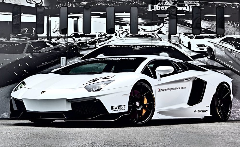 Liberty Walk LB★PERFORMANCE Type-II Ver. 2 Front Diffuser for LP700-4 Lamborghini Aventador