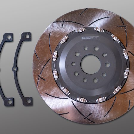 Top Secret Front Rotors, 400mm Offset Rotor, Slotted 2pc for 2009-19 Nissan GT-R [R35]