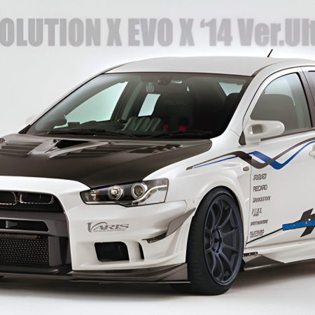 Varis 14′ Ultimate Front Bumper Ver.2 + Super Taikyu Front Lip for CZ4A Mitsubishi Lancer Evolution X [VAMI-213/VAMI-214]