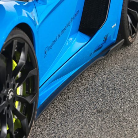 Liberty Walk LB★PERFORMANCE Type-I FRP Side Diffusers for LP700-4 Lamborghini Aventador