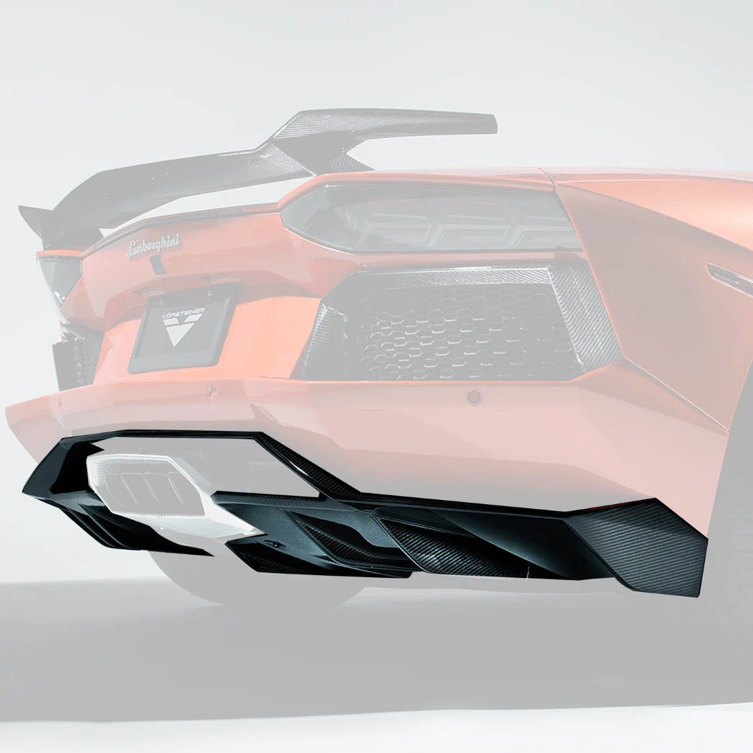 Vorsteiner Zaragoza Edizione Glossy Carbon Rear Diffuser for LP700-4 Lamborghini Aventador [0704LOV]