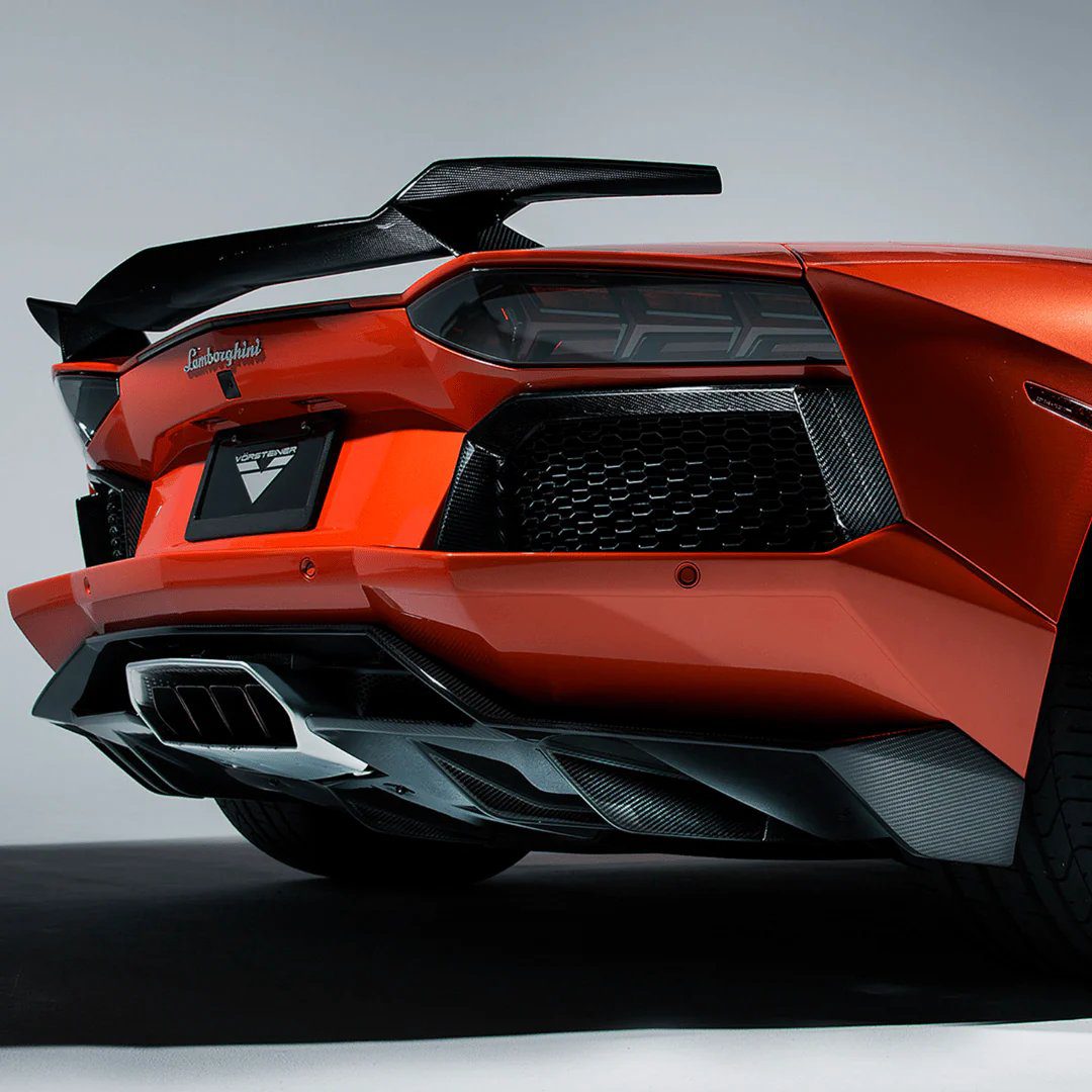Vorsteiner Zaragoza Edizione Glossy Carbon Rear Diffuser for LP700-4 Lamborghini Aventador [0704LOV]