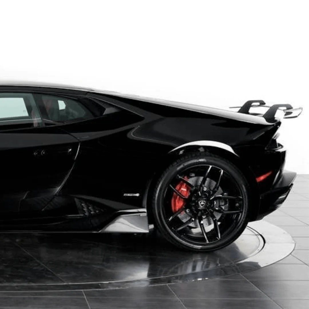 Vorsteiner Verona Edizione Glossy Carbon Wing Blade w/ Aluminum Uprights for LP610-4 Lamborghini Huracan [0902LOV]