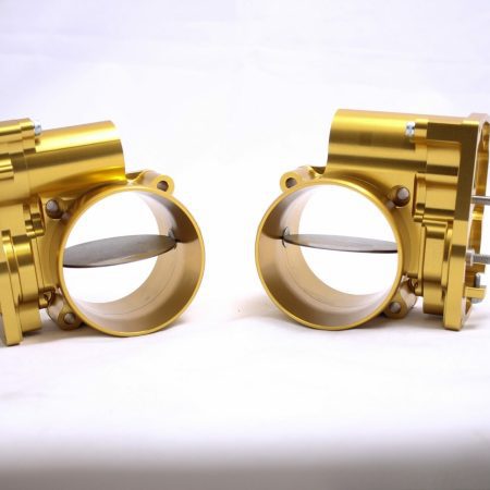 Bulletproof Automotive x AT Power Gold-Edition Throttle Bodies for CBA / DBA / EBA-R35 Nissan GT-R