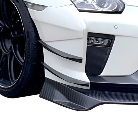 Varis Magnum Opus ’19 Double Canard Set (for Ver.3 front bumper) for EBA-R35 Nissan GT-R [VANI-244C]