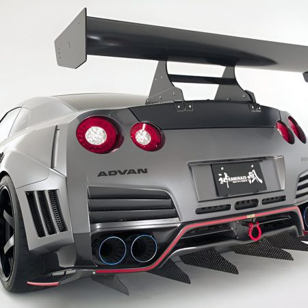 Varis KAMIKAZE-R Circuit Ver. Rear Bumper for 2008 Nissan GT-R (JDM) [VANI-110/VANI-111]