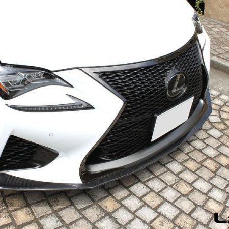 LEMS L/R Dry Carbon Front Spoilers (w Clear Coat) for 2017-19 Lexus RC-F [XC10]