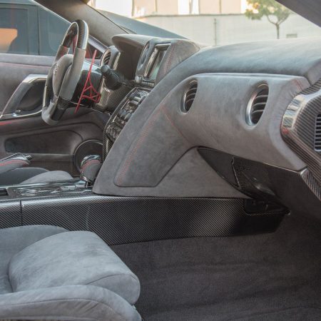 GT-RR Carbon Fiber Vented Dashboard End Cap Set (2 pc) for 2009-16 Nissan GT-R [R35]