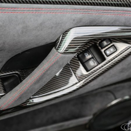 GT-RR Carbon Fiber Door Handle Cove (Escutcheon) Trim Set (2pc) for 2009-19 Nissan GT-R [R35]