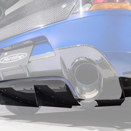 Solid & Joker Widebody 12k Rear Diffuser (Vertical Fin Ver.) for 2005-07 Mitsubishi Evo IX [CT9A] HAM-003C/H