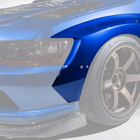 Solid & Joker Widebody Front Fenders (4pc) for 2005-07 Mitsubishi Evo IX [CT9A] HAM-006