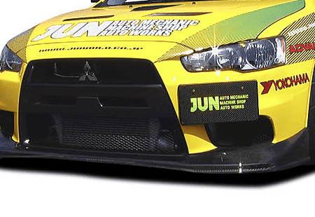 JUN Carbon Front Lip for 2007-16 Mitsubishi Evo X [CZ4A] 8001M-M001