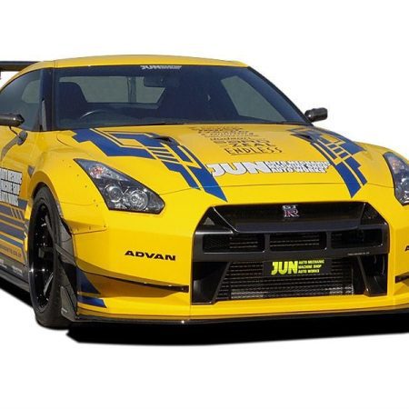 JUN CARBON FRONT BUMPER CANARD SET FOR 2009-16 Nissan GT-R [R35] 8015M-N002