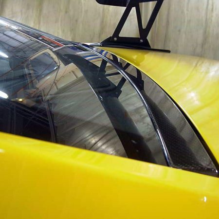 JUN Carbon Rear Glass Garnish for 2009-16 Nissan GT-R [R35] 8015M-N011