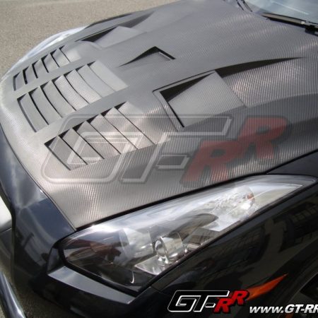DISCONTINUED – Top Racing Dry Carbon Vented Racing Hood for 2009-16 Nissan GT-R CBA/DBA [R35] – DISCONTINUED