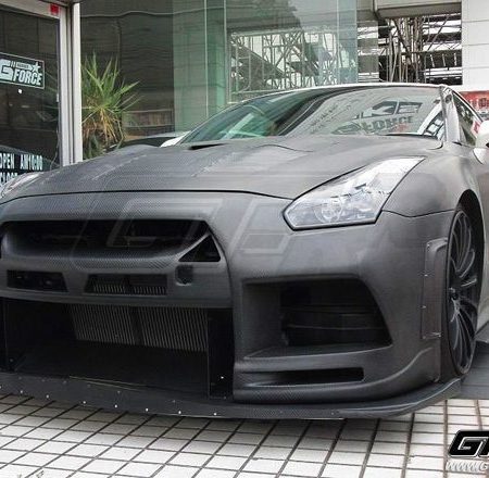 DISCONTINUED – Top Racing Dry Carbon Wide Front Bumper for 2009-16 Nissan GT-R CBA/DBA [R35] – DISCONTINUED