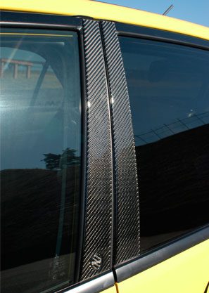 Varis Carbon Pillar Garnish for CT9A Mitsubishi Lancer Evolution VII / VIII / IX [VAMI-037]