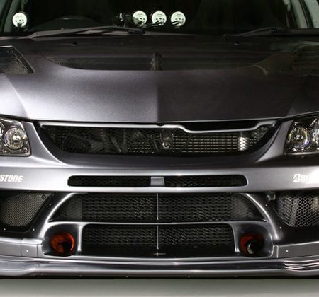 VARIS ’09 Ver Super Taikyu Front Bumper Ver 2 With Brake Duct + Carbon Underlip for 2003-05 Mitsubishi Evo IX MR [CT9A] VAMI-141 – DISCONTINUED