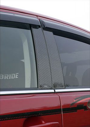 Varis Carbon Pillar Garnish Set for CZ4A Mitsubishi Lancer Evolution X [VAMI-119]