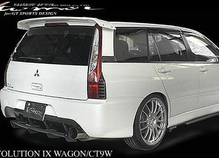 VARIS Carbon Rear Roof Spoiler for 2005-07 Mitsubishi Evo IX Wagon [CT9W] VAMI-109