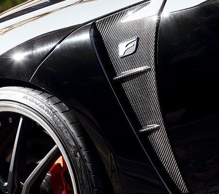 Artisan Spirits BLACK LABEL Carbon Front Fender Duct Panels for 2014-18 Lexus RC-F [XC10]