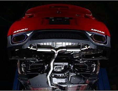 MCR Crimson Exhaust Full Titanium Twin Exit for 2009-19 Nissan GT-R [R35]