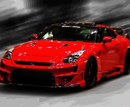 AbFlug Front Bumper Spoiler Ver. 2 (GFRP) for 2009-11 Nissan GT-R [R35] 20141110003