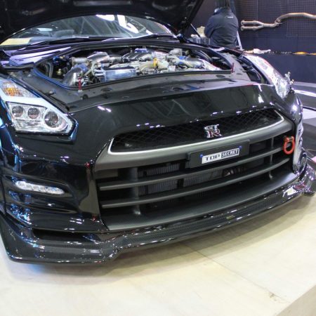 Top Secret G-Effect Front Bumper and Carbon Diffuser Set V2 for 2011-16 Nissan GT-R [R35]