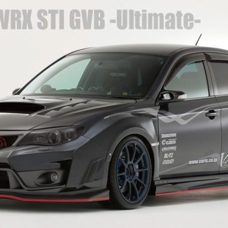Varis Ver. 2 Ultimate Front Bumper Replacement Under Lip (Carbon) for 2007-14 Subaru WRX STi [GRB/GVB] VASU-153