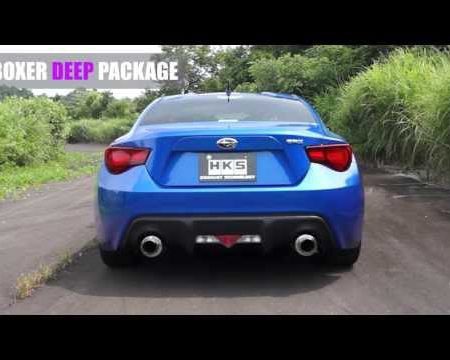 HKS Boxer Sound Exhaust System (Light Package) for 2013-20 Subaru BRZ [ZC6] 33009-AF006