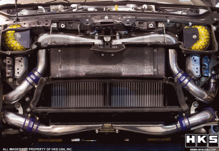 HKS Intercooler Kits; Fits Stock and HKS Turbo Upgrades for 1993-2002 Toyota Supra [JZA80] 1301-RT083