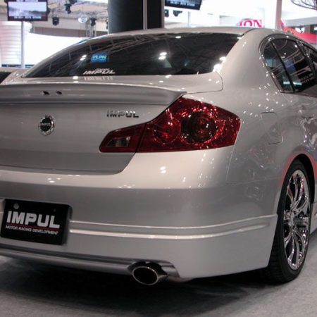 Impul Rear Half Spoiler for 2007-15 Infiniti G37 [V36] Sedan