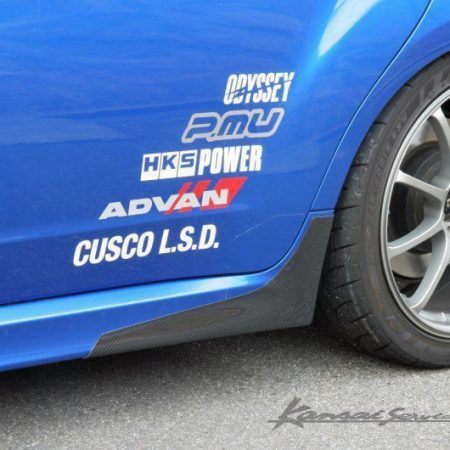 Kansai Service Carbon Side Protector for 2007-14 Subaru WRX STi [GVB] KAF042