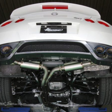 Kansai Service R Dual Titanium Muffler for 2012-16 Nissan GT-R [R35 DBA] KEN005