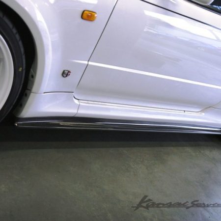 Kansai Service Carbon Side Step and Rear Under Spoiler Set for 1999-2004 Nissan Skyline GT-R [R34] KAN-067