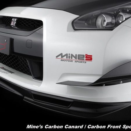 Mine’s Dry Carbon Front Spoiler (Type II) for 2009-11 Nissan GT-R [R35] G102048