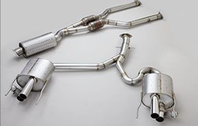 Novel Center Pipe + Rear Muffler for 2017-19 Lexus RC-F [XC10]