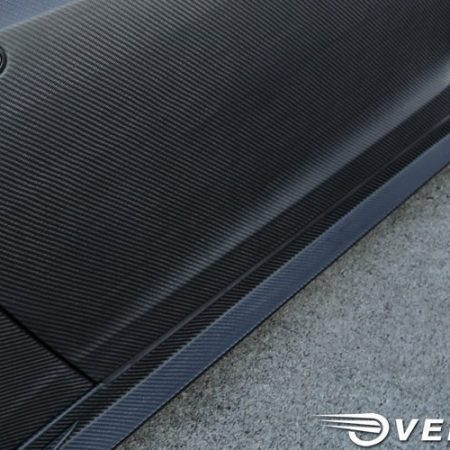 Overtake Dry Carbon Side Skirts with Integrated Rear Brake Ducts for 2009-19 Nissan GT-R [R35]