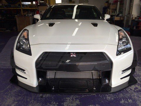 Phoenix's Power Front Bumper and Diffuser Set Type-2 for 2009-16 Nissan GT-R (CBA/DBA) [R35]
