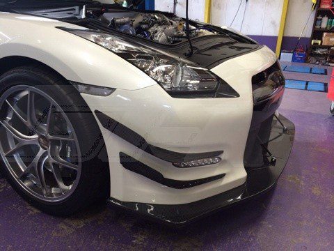 Phoenix's Power Front Bumper and Diffuser Set Type-2 for 2009-16 Nissan GT-R (CBA/DBA) [R35]