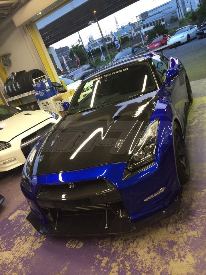 Phoenix's Power Front Bumper and Diffuser Set Type-2 for 2009-16 Nissan GT-R (CBA/DBA) [R35]