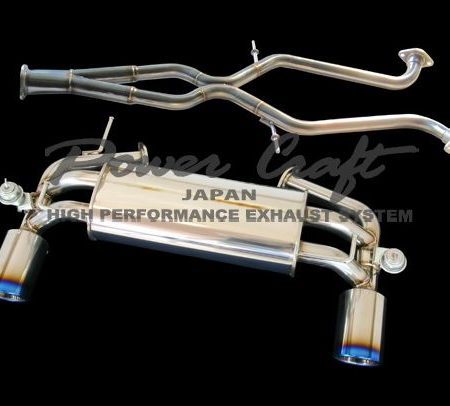 Powercraft Hybrid Muffler Dual Valve Exhaust System for 2009-19 Nissan 370Z [Z34]