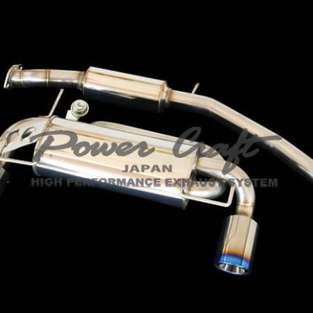 Powercraft Hybrid Muffler Single Valve Exhaust System for 2009-19 Nissan 370Z [Z34]