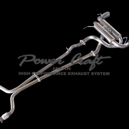 Powercraft Z Challenge Spec Exhaust (Tornado Full Dual System W/Sub Silencer) for 2003-09 Nissan 350Z [Z33]
