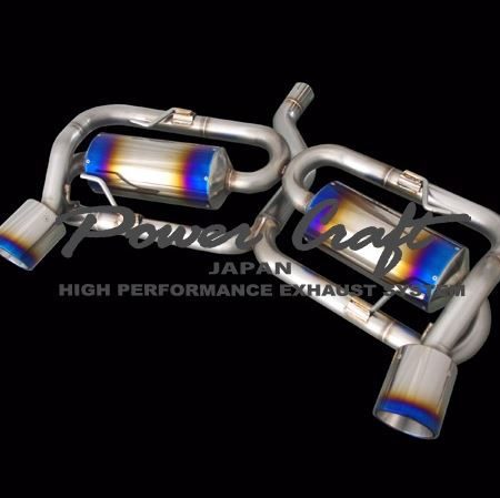 Powercraft Tornado Exhaust Muffler System, SUS + Ti for 2011-20 Toyota 86/FR-S [ZN6]