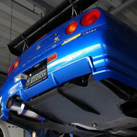 R1 Titan 90mm Titanium Exhaust System for R32, R33 and R34 Nissan Skyline GT-R