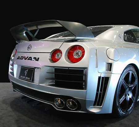AbFlug Rear Bumper Spoiler Fin Set (CFRP) for 2009-19 Nissan GT-R [R35] 20141340003